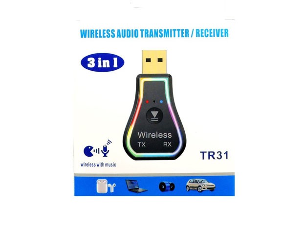 &u+ TRANSMISOR BLUETOOTH Y RECEPTOR TR31 AUDIO 3 EN 1 (8363)